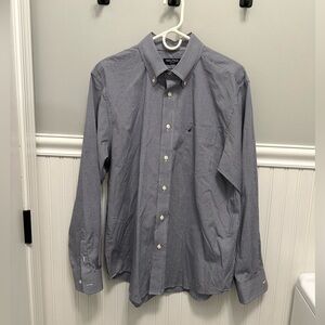 Nautica Blue Checkered Men's Shirt